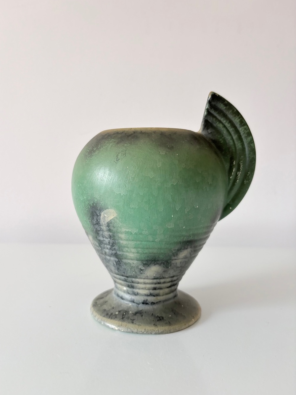 Vintage Guilford Brentleigh Ware England Hand Painted Art Deco Vase